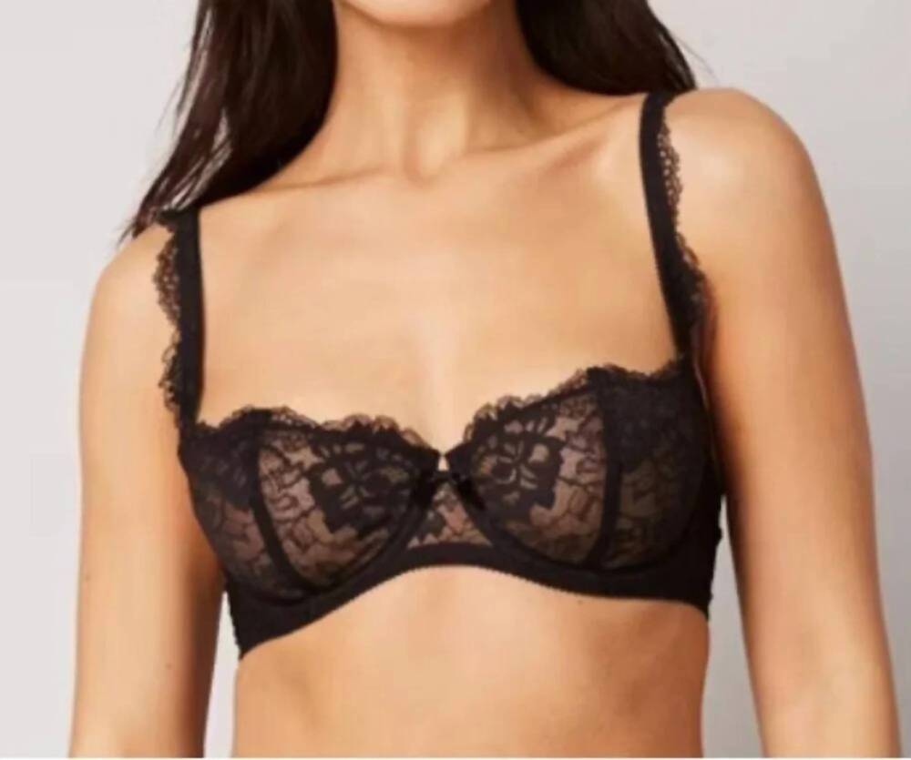 NEW JOURNELLE isabel balconette underwire bra in black